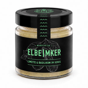 Limette Basilikum im Honig 250g