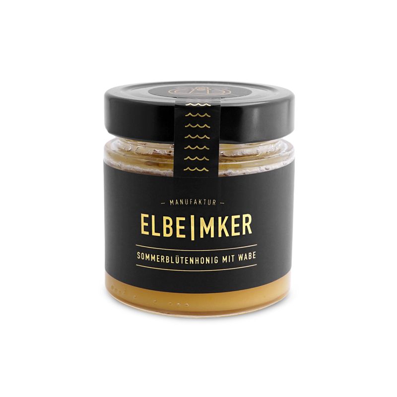 Wabe im Sommerblütenhonig 250g