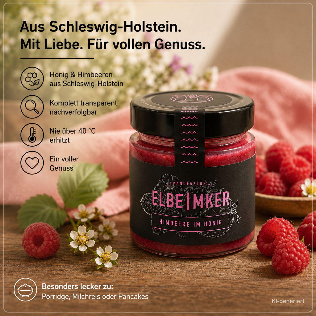 Himbeere im Honig von ElbeImker