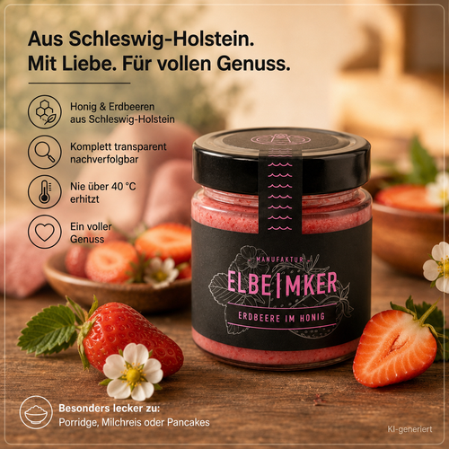 Erdbeere im Honig von ElbeImker